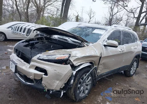 2015 Jeep Cherokee Limited z USA, uszkodzony, nr VIN 1C4PJMDS5FW623361